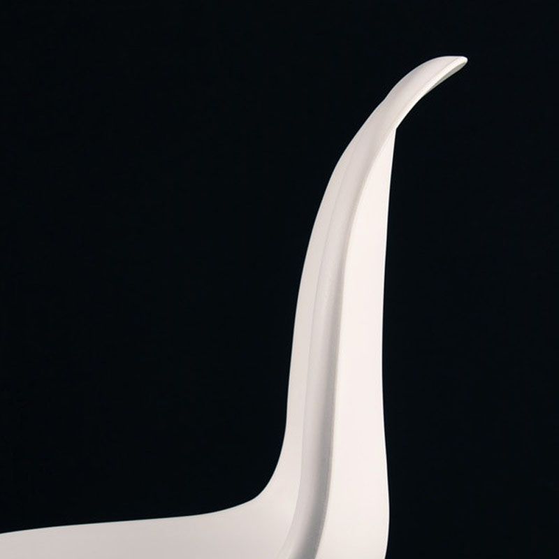 Nordic Style Armless Solid Back Chair Plastic Side Chair for Home Clearhalo 'Dining Chairs' 'Dining Tables & Seating' 'dining_chair' 'Furniture' 'furniture_dining_chair' 'Kitchen & Dining Furniture' 1200x1200_92a4acb2-32ab-43b6-a942-73e62cf07094