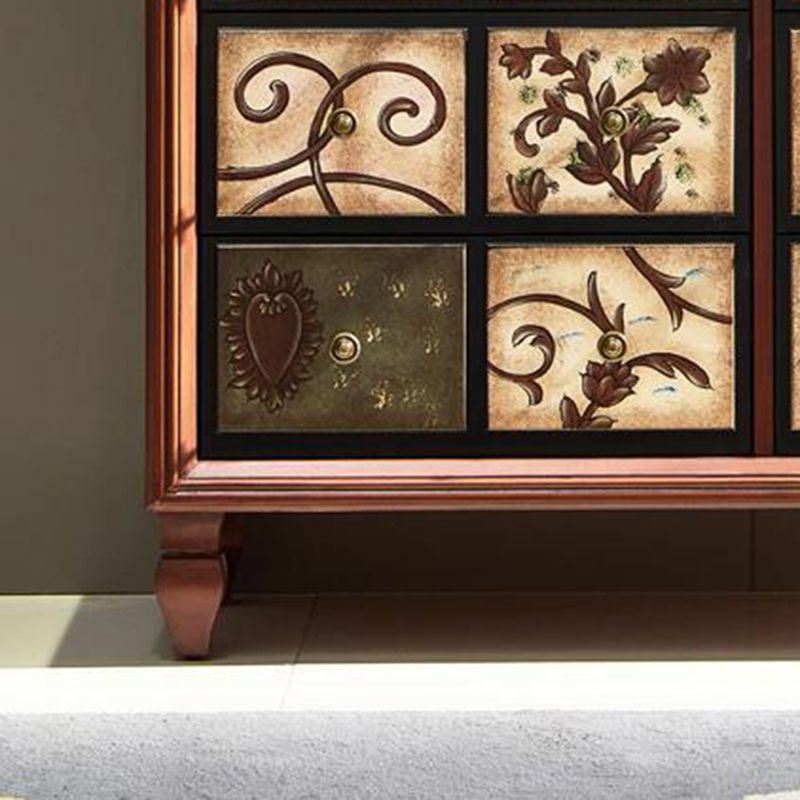 Traditional Bedroom Wooden Storage Chest Horizontal Chest with Drawers Clearhalo 'Bedroom Furniture' 'Dressers & Chests' 'dressers_chests' 'furn' 'furn_dressers_chests' 'Furniture' 1200x1200_92a5692c-4753-49ac-b1b7-ab5e42f1c2e1