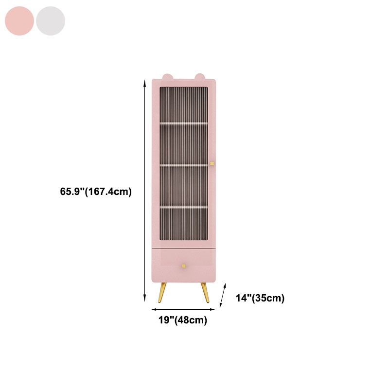 14" D Wooden Bookshelf Modern Closed Storage Bookcase with Drawer and Door Clearhalo 'Bookcases' 'furn' 'furn_bookcases' 'Furniture' 'Office Furniture' 1200x1200_92a60c0a-6c26-4093-b17d-09aef04c0ea4