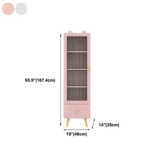 14" D Wooden Bookshelf Modern Closed Storage Bookcase with Drawer and Door Clearhalo 'Bookcases' 'furn' 'furn_bookcases' 'Furniture' 'Office Furniture' 1200x1200_92a60c0a-6c26-4093-b17d-09aef04c0ea4