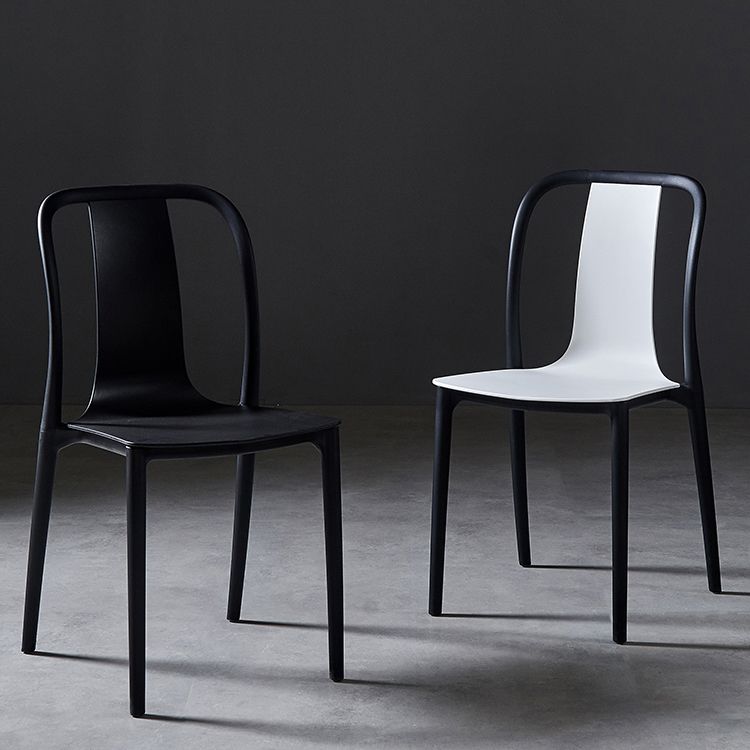 Plastic Dining Chairs Contemporary Style Side Chair Set for Dining Room Clearhalo ' kitchen&dining_furn' 'Dining Chairs' 'Dining Tables & Seating' 'dining_chair' 'Furniture' 'furniture_dining_chair' 'Kitchen & Dining Furniture' 'kitchen' 1200x1200_92a83eb0-3244-4017-8fc6-3c2cc7862402