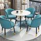 Traditional Luxury Dining Table Round Sintered Stone Table with Black Frame Clearhalo ' dining_table' 'Dining Tables & Seating' 'Dining Tables' 'furn' 'furn_dining_table' 'Furniture' 'furniture_dining_table' 'Kitchen & Dining Furniture' 'kitchen&dining_furn' 'kitchen' 'kitchen_dining_table' 1200x1200_92aa6f59-37a7-4498-b8db-edd78aff8f8a