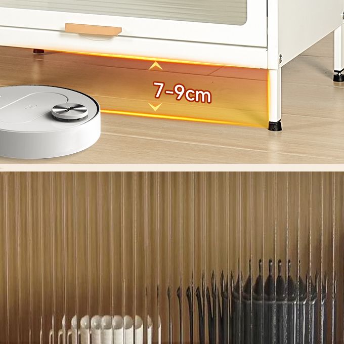 Libreria glam standard di libreria chiusa in metallo con armadi