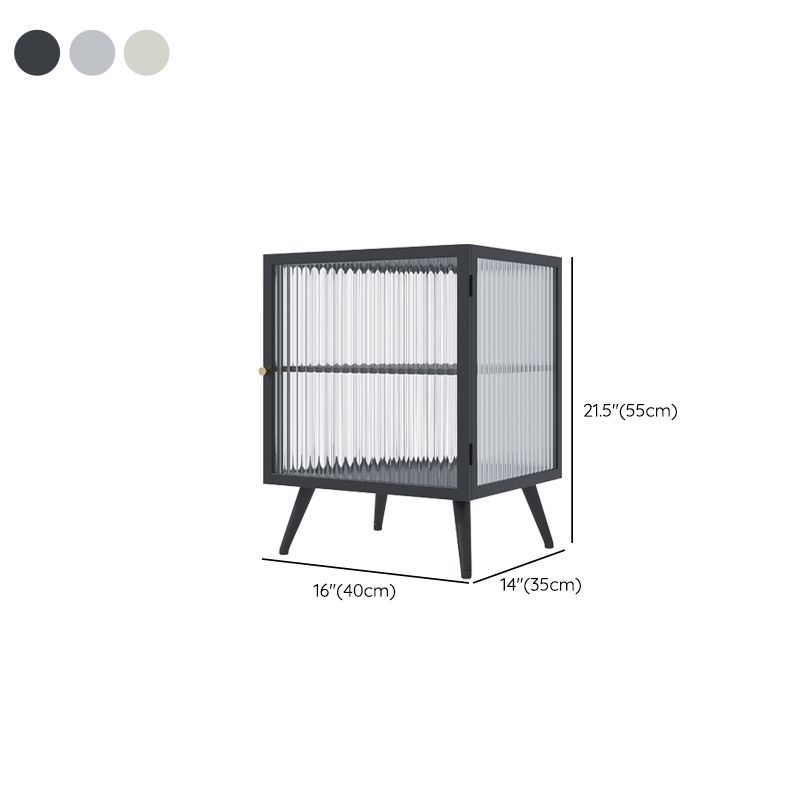 Table table de chevet de table moderne en métal pour chambre à coucher pour chambre à coucher