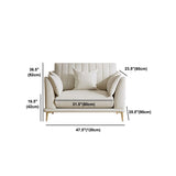 フェイクレザーソファ35.43 "d x 36.22" Hリビングルーム用の正方形のアームソファ