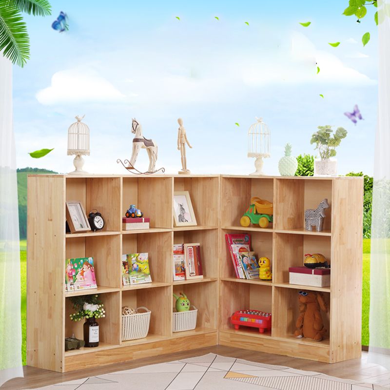 Contemporary Standard Bookshelf Wooden Natural Bookcase with Shelves Clearhalo 'Bookcases' 'furn' 'furn_bookcases' 'Furniture' 'Office Furniture' 1200x1200_92b02293-dfca-4174-be60-fbeda923d3ad