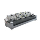 Dark Gray Pillow Top Arm Sectional Upholstered Cushions Back Sofa and Chaise Clearhalo 'furn' 'furn_sectionals' 'Furniture' 'furniture_sectionals' 'kitchen' 'kitchen_sectionals' 'Living Room Furniture' 'Sectionals' 1200x1200_92b0624c-8458-4d00-8059-b91c6095c493