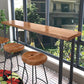 Modern Solid Wood Pub/Bar Table Sled Natural Balcony Bar Dining Table, Only Table Clearhalo 'Bar Furniture' 'Bar Tables' 'bar_tables' 'furn' 'furn_bar_tables' 'Furniture' 'furniture_bar_tables' 'Kitchen & Dining Furniture' 1200x1200_92b0ce8d-4619-4c79-a497-1a8b4c8e0f78