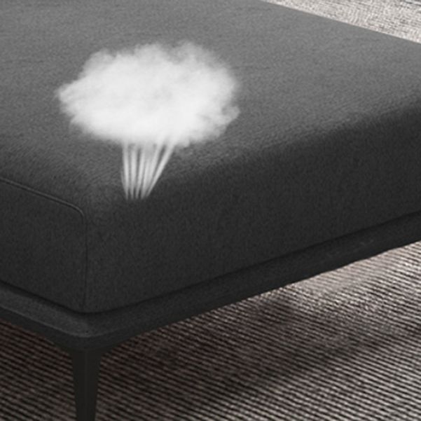 Nordic Style Faux Leather Chaise Recessed Arms Chaise in Solid Color Clearhalo 'Chairs & Seating' 'Chaise Lounge' 'chaise_lounge' 'furn' 'furn_chaise_lounge' 'Furniture' 'Living Room Furniture' 1200x1200_92b24989-5ae8-43ab-9947-32b5b202fe6a