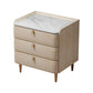 Modern Stone Top Bed Nightstand Solid Wood Faux Leather Drawer Storage Night Table Clearhalo 'Bedroom Furniture' 'furn' 'furn_night_stand' 'Furniture' 'night_stand' 'Nightstands' 1200x1200_92b37f70-58f4-45f1-9849-447bff34925f