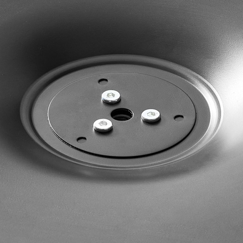 Contemporary Stone Round Top Restaurant Table Metal Base Dining Table Clearhalo 'Dining Tables & Seating' 'Dining Tables' 'dining_table' 'furn' 'furn_dining_table' 'Furniture' 'furniture_dining_table' 'Kitchen & Dining Furniture' 'kitchen' 'kitchen_dining_table' 1200x1200_92b42a53-7144-4f88-b1d5-c9166e65d9a8