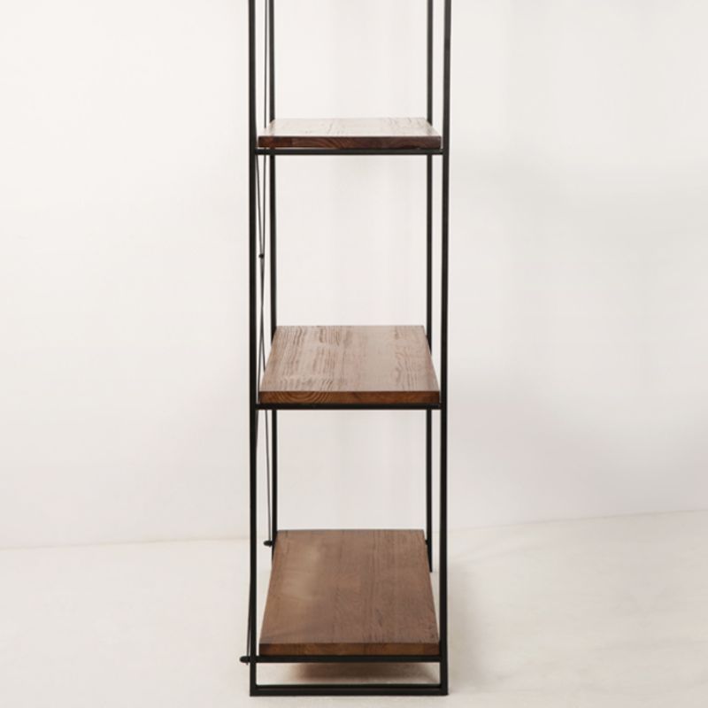 Wooden Open Back Bookshelf Etagere Industrial Bookcase with Shelves Clearhalo 'Bookcases' 'furn' 'furn_bookcases' 'Furniture' 'Office Furniture' 1200x1200_92b51d0c-f3cf-4d39-9fa1-e3fabd1e2af8