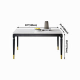 Solid Wood Mid-Century Modern Table White Sintered Stone Table with 4 Legs Clearhalo ' dining_table' 'Dining Tables & Seating' 'Dining Tables' 'furn' 'furn_dining_table' 'Furniture' 'furniture_dining_table' 'Kitchen & Dining Furniture' 'kitchen&dining_furn' 'kitchen' 'kitchen_dining_table' 1200x1200_92b6b1da-a419-400a-a2d0-e4a3561b2636