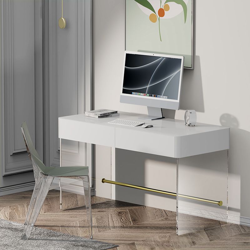 Wooden Rectangular Shape Work Table Luxury Style Writing Desk Clearhalo 'furn' 'furn_office_desk' 'Furniture' 'furniture_office_desk' 'Office Desks' 'Office Furniture' 'office_desk' 1200x1200_92b78b4d-ea7a-4de9-ab7d-c7ebcaf949ab