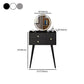 15.75" Wide Vanity Table Modern Wood 3-Drawer Dressing Table Clearhalo 'Bedroom Furniture' 'furn' 'furn_makeup_vanities' 'Furniture' 'Makeup Vanities' 'makeup_vanities' 1200x1200_92b8311b-c4c8-4025-8e9e-f55f8ff783ef