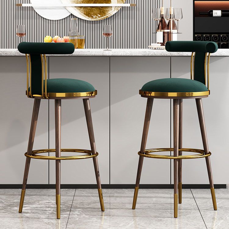 Contatore di sgabelli da barre da bar in metallo contemporaneo per il ristorante