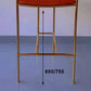 Glam Gold Legs Bar Stools Living Room Upholstered Bar Stool with Footrest