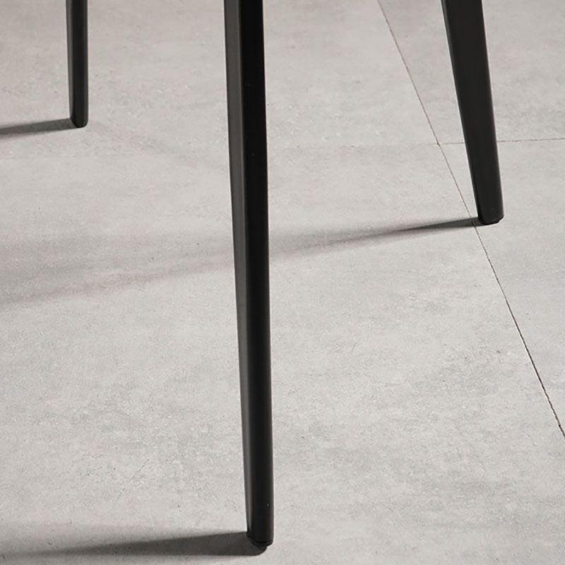 Contemporary Style Chairs Dining Armless Side Chairs with Metal Legs for Kitchen Clearhalo ' kitchen&dining_furn' 'Dining Chairs' 'Dining Tables & Seating' 'dining_chair' 'furn' 'furn_dining_chair' 'Furniture' 'furniture_dining_chair' 'Kitchen & Dining Furniture' 'kitchen' 1200x1200_92ba978c-bb00-4010-b25e-6b159f9b1899