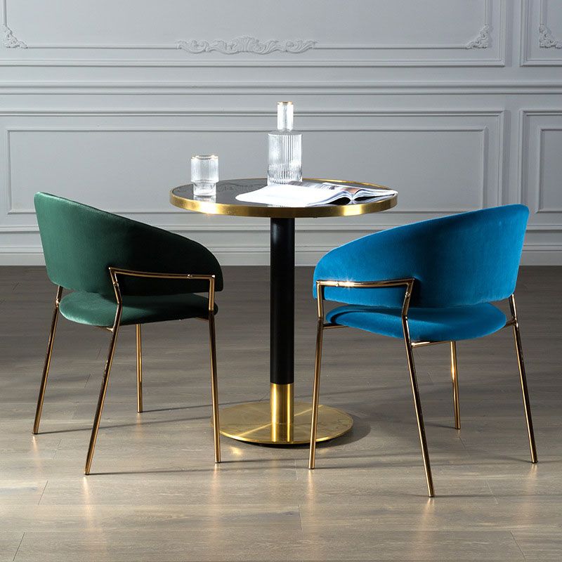 Scandinavian Open Back Arm Dining Chairs Upholstered Side Chair Clearhalo ' kitchen&dining_furn' 'Dining Chairs' 'Dining Tables & Seating' 'dining_chair' 'furn' 'furn_dining_chair' 'Furniture' 'furniture_dining_chair' 'Kitchen & Dining Furniture' 'kitchen' 1200x1200_92baccba-ba2c-4237-be86-68ddb0a40eb4