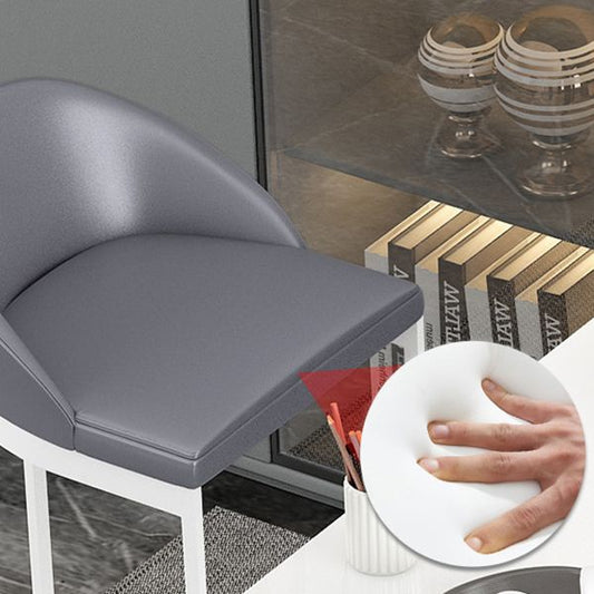 Modern Free Form Bar Table Set 1/3 Pcs Stone Top Bar Table and Upholstered Stools