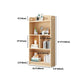 Scandinavian Natural Standard Bookshelf Pine Wood Vertical Bookcase Clearhalo 'Bookcases' 'furn' 'furn_bookcases' 'Furniture' 'furniture_bookcases' 'Office Furniture' 1200x1200_92bc5bfb-2eb8-443b-8646-b12732fb8fe4