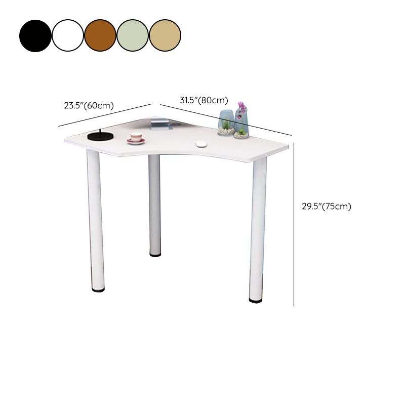 Bureau de bureau de bureau moderne fabriqué en bois, 29,25 pouces h