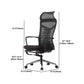 Contemporary Office Chair High Back Computer Chair Ergonomic Task Chair