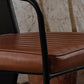 Industrial Open Back Dining Chair Upholstered Arm Chair with Black Legs Clearhalo 'Dining Chairs' 'Dining Tables & Seating' 'dining_chair' 'furn' 'furn_dining_chair' 'Furniture' 'Kitchen & Dining Furniture' 1200x1200_92c0b0e1-b81e-4d50-81b9-449d4c50698b