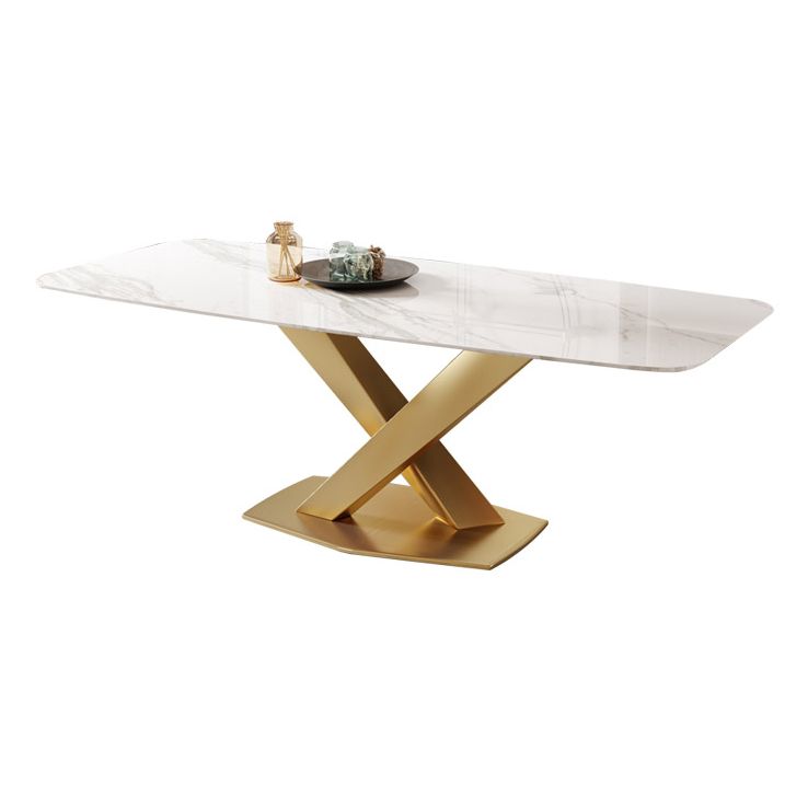 Traditional Luxury Style Dining Table White Rectangle Sintered Stone Table Clearhalo ' dining_table' 'Dining Tables & Seating' 'Dining Tables' 'furn' 'furn_dining_table' 'Furniture' 'furniture_dining_table' 'Kitchen & Dining Furniture' 'kitchen&dining_furn' 'kitchen' 'kitchen_dining_table' 1200x1200_92c1be62-92cd-404a-9dd6-d866ec674979