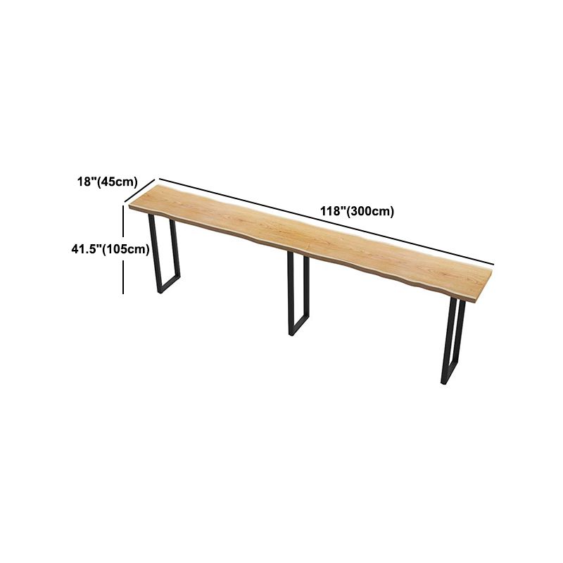 Modern Solid Wood Bar Table Set 1/4/7 Pcs Backless Full Natural Bar Stool Clearhalo 'Bar Furniture' 'furn' 'furn_home_bar_bar_sets' 'Furniture' 'Home Bars & Bar Sets' 'home_bar_bar_sets' 'Kitchen & Dining Furniture' 1200x1200_92c1d81f-5ae6-46bb-92e0-e489c7dac26c
