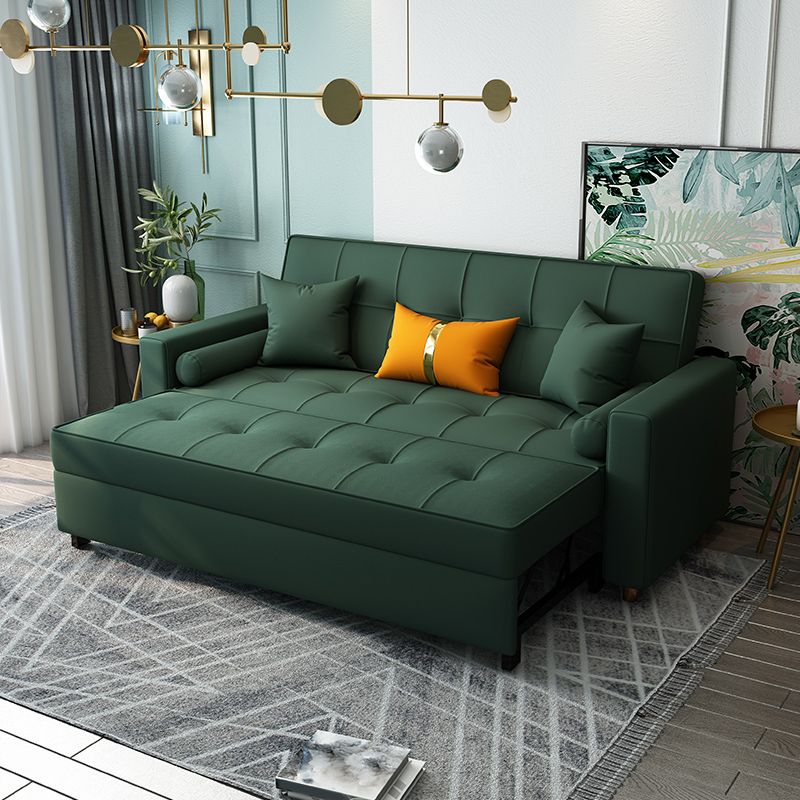 Cama de sofá plegable glamoroso sin angustios de brazos cuadrados Sofas convertibles