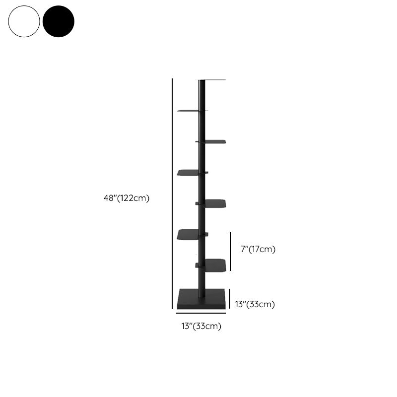 12 "brede hedendaagse plank boekenkast open planken opgenomen boekenkast