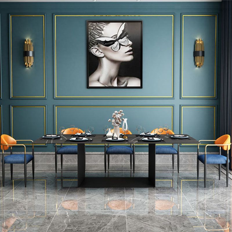 Contemporary Style Kitchen Chairs Dining Open Back Arm Side Chair with Metal Legs Clearhalo ' kitchen&dining_furn' 'Dining Chairs' 'Dining Tables & Seating' 'dining_chair' 'furn' 'furn_dining_chair' 'Furniture' 'furniture_dining_chair' 'Kitchen & Dining Furniture' 'kitchen' 1200x1200_92c907d9-7709-47ce-b761-9451a38c713d