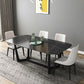 Contemporary 1/2/5/7 Pieces Dining Set Rectangle Dining Table Set Clearhalo 'Dining Room Sets' 'Dining Tables & Seating' 'dining_room_set' 'furn' 'furn_dining_room_set' 'Furniture' 'furniture_dining_room_set' 'Kitchen & Dining Furniture' 'kitchen&dining_furn' 'kitchen' 1200x1200_92cb16e1-367d-4e63-b1e0-333eb907bf4f
