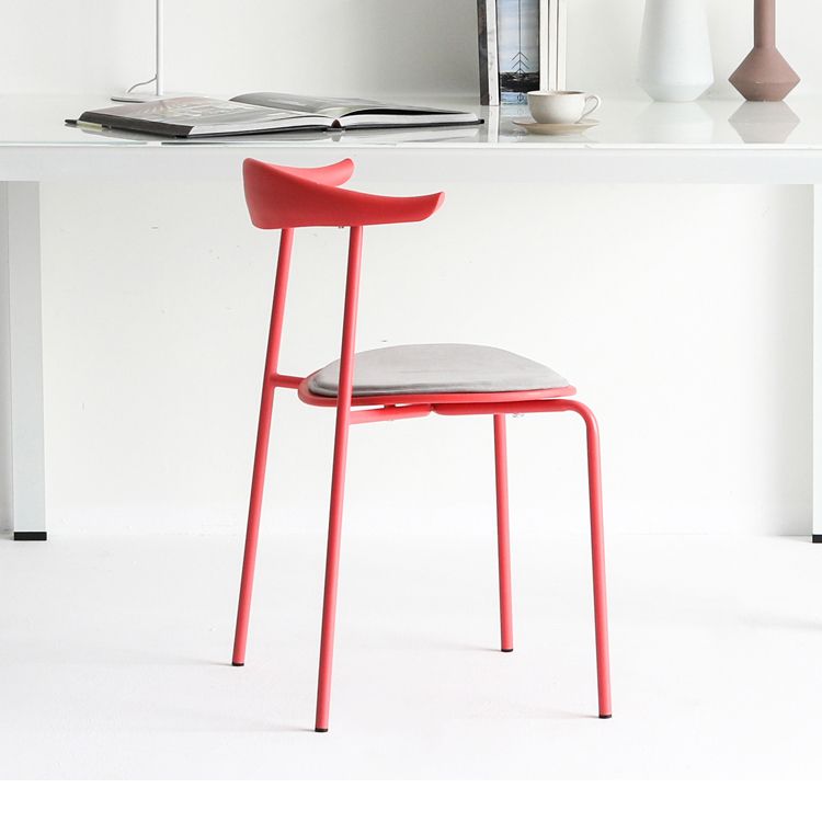 Minimalist Style Open Back Dining Side Chair Armless Dining Side Chair for Home (Set of 2) Clearhalo ' kitchen&dining_furn' 'Dining Chairs' 'Dining Tables & Seating' 'dining_chair' 'furn' 'furn_dining_chair' 'Furniture' 'furniture_dining_chair' 'Kitchen & Dining Furniture' 'kitchen' 1200x1200_92cc568b-6f6f-443d-8b7f-e7448b6c918c