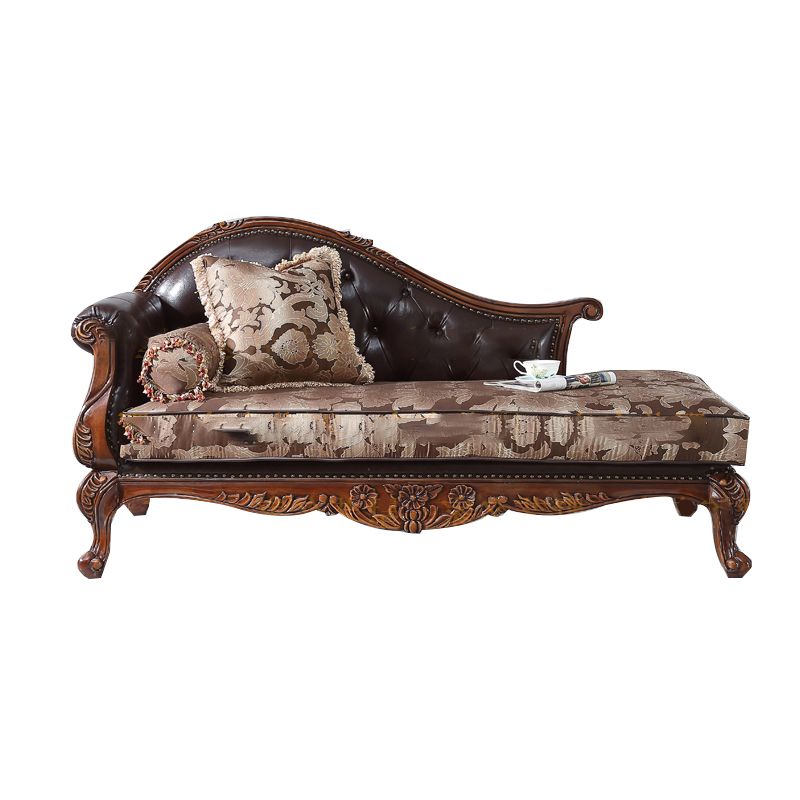Traditional Upholstered Chaise Lounge Couch Fabric Chaise Lounge Chair with Arms Clearhalo 'Chairs & Seating' 'Chaise Lounge' 'chaise_lounge' 'furn' 'furn_chaise_lounge' 'Furniture' 'Living Room Furniture' 1200x1200_92cdd77e-a493-413a-ac2a-d07d27c5e9c2