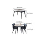 Contemporary 1/5/6/7 Pieces Dining Set Round Dining Room Table Set Clearhalo 'Dining Room Sets' 'Dining Tables & Seating' 'dining_room_set' 'furn' 'furn_dining_room_set' 'Furniture' 'furniture_dining_room_set' 'Kitchen & Dining Furniture' 'kitchen&dining_furn' 'kitchen' 1200x1200_92ce274b-1f22-4240-9f26-3cc5a479957e