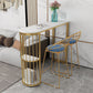 1/3 Pieces Oval Bar Stool and Table Set Glam Table and Stool Set Clearhalo 'Bar Furniture' 'furn' 'furn_home_bar_bar_sets' 'Furniture' 'Home Bars & Bar Sets' 'home_bar_bar_sets' 'Kitchen & Dining Furniture' 1200x1200_92ce6405-ad11-4df6-80e9-db565d09c0ac