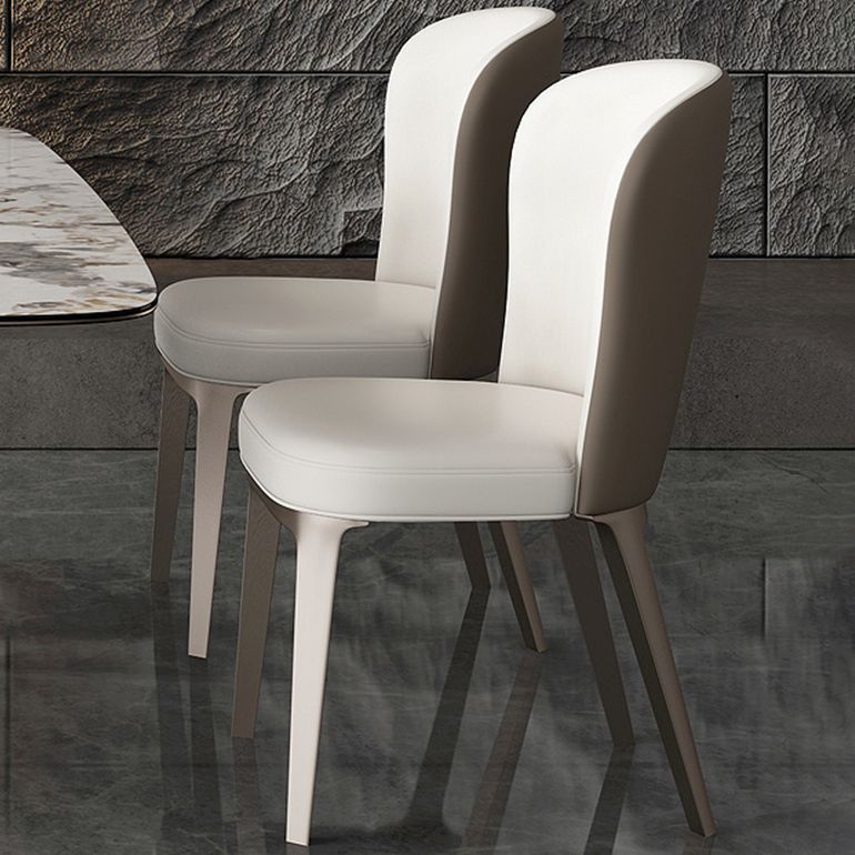 Glam Style Upholstered Parsons Metal Legs Home Dining Side Chair Clearhalo 'Dining Chairs' 'Dining Tables & Seating' 'dining_chair' 'furn' 'furn_dining_chair' 'Furniture' 'Kitchen & Dining Furniture' 1200x1200_92d00923-b561-49ba-a976-d805030752e3