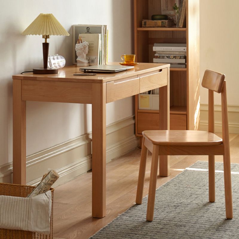 BOIS BOOD BUREAU HOME BUREAU MODERNE NATUREL WRICH WITHER avec tiroir