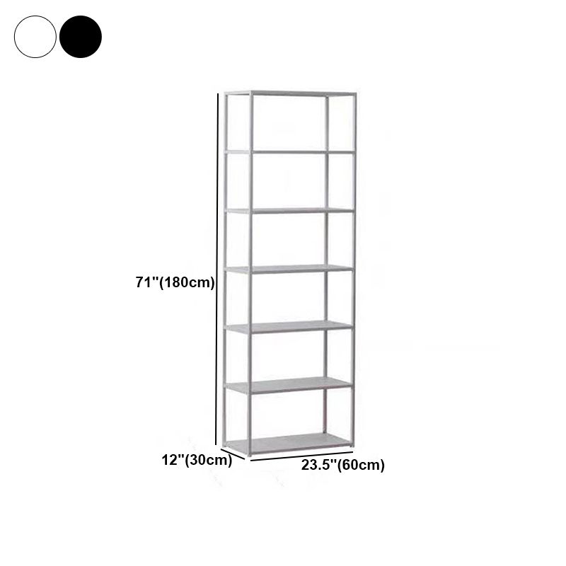 Open Back Bookshelf Contemporary Style Bookcase for Office Study Room Clearhalo 'Bookcases' 'furn' 'furn_bookcases' 'Furniture' 'furniture_bookcases' 'Office Furniture' 1200x1200_92d0d667-57b5-4b76-af3e-440085ea34f0