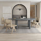 Nordic Simple Solid Wood Table for Restaurant Oval Table with Three Pedestal Clearhalo 'Dining Tables & Seating' 'Dining Tables' 'dining_table' 'furn' 'furn_dining_table' 'Furniture' 'furniture_dining_table' 'Kitchen & Dining Furniture' 'kitchen' 'kitchen_dining_table' 1200x1200_92d24bf5-d6b0-4b93-a214-8b6486c21052