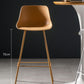 Scandinavian Metal Plastic Counter Stools Low Back Indoor Bar Stool with Bucket Seat Clearhalo 'Bar Furniture' 'Bar Stools' 'bar_stools' 'furniture_bar_stools' 'Kitchen & Dining Furniture' 'kitchen&dining_furn' 'kitchen' 'kitchen_furn' Furniture' 1200x1200_92d2d79c-35e9-450a-a911-7298b8d21ce3