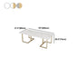 Rectangle Office Table Industrial Meeting Desk with Sled Base
