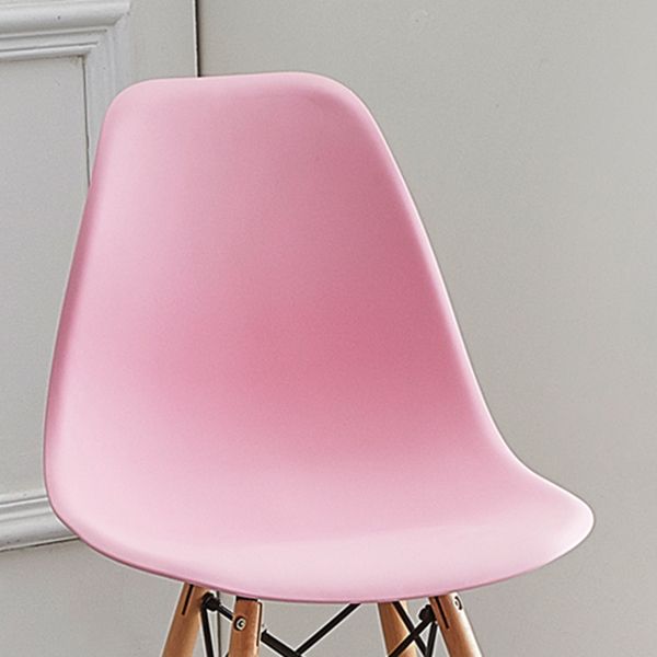 Contemporary Style Plastic Dining Room Chair Home Side Solid Back Armless Chair for Kitchen Clearhalo ' kitchen&dining_furn' 'Dining Chairs' 'Dining Tables & Seating' 'dining_chair' 'Furniture' 'furniture_dining_chair' 'Kitchen & Dining Furniture' 'kitchen' 1200x1200_92d4e8b4-b4a3-4ae4-9b92-2f46f6b87baa