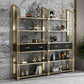 11.81"W Bookcase Open Back Glam Style Bookshelf for Study Room Home Office Clearhalo 'Bookcases' 'furn' 'furn_bookcases' 'Furniture' 'furniture_bookcases' 'kitchen' 'kitchen_bookcases' 'Living Room Furniture' 'Office Furniture' 1200x1200_92d5e4cd-f59f-4305-91d0-b346c068ecec