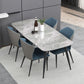 Rectangle Grey Tone Dining Table Sintered Stone Table Simplicity with 4 Legs Clearhalo 'Dining Tables & Seating' 'Dining Tables' 'dining_table' 'furn' 'furn_dining_table' 'Furniture' 'furniture_dining_table' 'Kitchen & Dining Furniture' 1200x1200_92d66279-5f06-4481-9908-942488975ff9