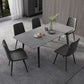 Industrial Style Sintered Stone Dining Table Rectangle Table with 4 Legs for Dinning Room Clearhalo ' dining_table' 'Dining Tables & Seating' 'Dining Tables' 'furn' 'furn_dining_table' 'Furniture' 'furniture_dining_table' 'Kitchen & Dining Furniture' 'kitchen&dining_furn' 'kitchen' 'kitchen_dining_table' 1200x1200_92d6709c-df2e-4f7c-aa8d-12ebb165d8dd