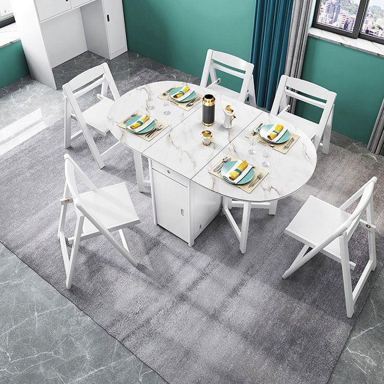 Contemporary Style Dining Site Table Drop-Leaf Dining Table for Dining Room Clearhalo ' dining_table' 'Dining Tables & Seating' 'Dining Tables' 'furn' 'furn_dining_table' 'Furniture' 'furniture_dining_table' 'Kitchen & Dining Furniture' 'kitchen&dining_furn' 'kitchen' 'kitchen_dining_table' 1200x1200_92d85e28-da1b-44a4-b368-7bab72e0e637