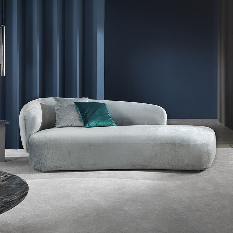 Modern Chaise Lounge Couch Recessed Arm Chaise Lounge with Pillows Clearhalo 'Chairs & Seating' 'Chaise Lounge' 'chaise_lounge' 'furn' 'furn_chaise_lounge' 'Furniture' 'Living Room Furniture' 1200x1200_92dd0160-47e7-4590-aa48-75195b6884ea